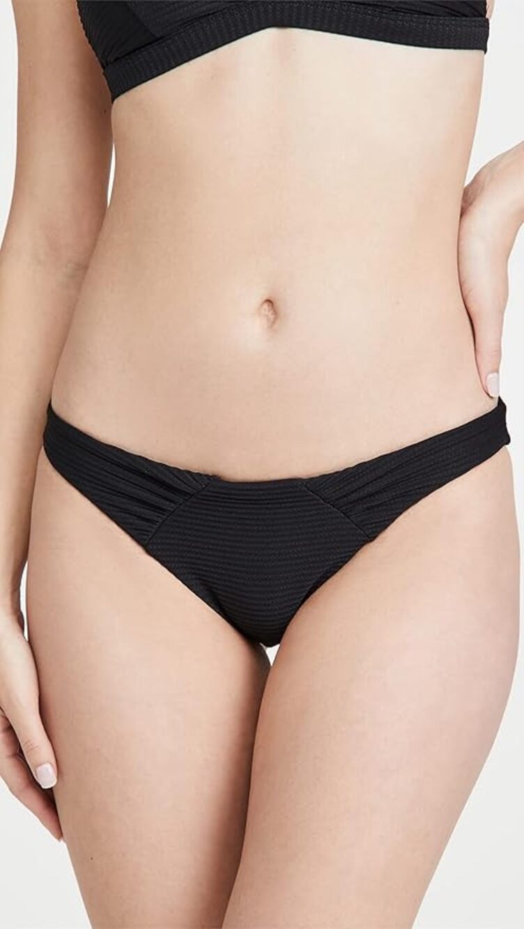 NWT MSRP$92 L*Space Sol Bikini Bottom Black sz XS